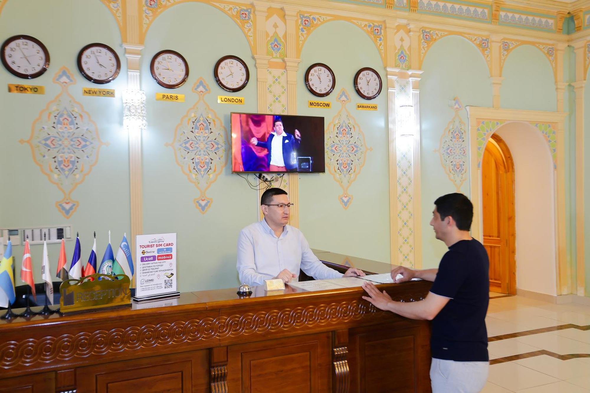 Hotel Yangi Sharq Samarkand Exterior foto